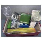 MIXED AMMUNITION, CLEANING, RELOADING SUPPLIES