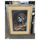 NWTF TURKEY  PRINT BY "CHRISTOPHER B. WALDEN 2001"