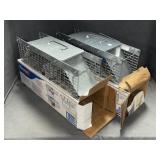 2 SMALL HAVAHART LIVE ANIMAL TRAPS