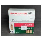 (2) 50 CARTRIDGE BOXES OF .45 AUTO