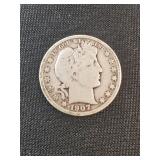 1907 BARBER HALF DOLLAR