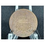 1870 2 CENT PIECE
