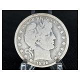 1896-O BARBER HALF DOLLAR