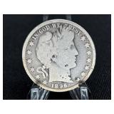 1896 BARBER HALF DOLLAR