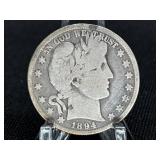 1894 BARBER HALF DOLLAR