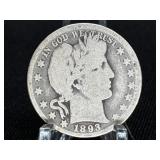 1893-O BARBER HALF DOLLAR