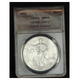 2001 SILVER EAGLE - ANACS - MS69
