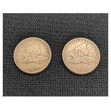 1857 & 1858 FLYING EAGLE PANNIES