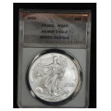 2002 SILVER EAGLE - ANACS - MS69