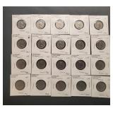 (20) CANADIAN NICKELS