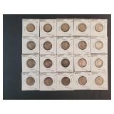 (25) SILVER CANADIAN QUARTERS