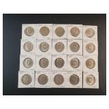 (20) CLAD KENNEDY HALF DOLLARS