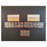 (2) 1986 US MINT UNC COIN SETS AND 1980-D ONLY SET