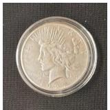 1927 PEACE SILVER DOLLAR-