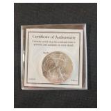 2016 US SILVER EAGLE DOLLAR