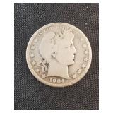 1904 BARBER HALF DOLLAR