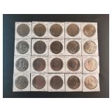 (20) EISENHOWER DOLLARS
