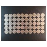 (50) CLAD KENNEDY HALF DOLLARS