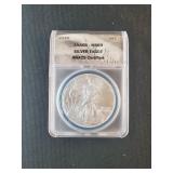 2016 SILVER EAGLE DOLLAR - ANACS MS 69