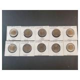 (10) CANADIAN TWO DOLLAR COINS