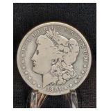 1891-O MORGAN SILVER DOLLAR