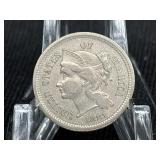 1881 NICKEL THREE CENT PIECE