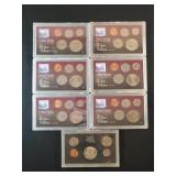 (7) 35 YEAR COLLECTION HARD CASE SETS