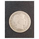 1900 BARBER HALF DOLLAR