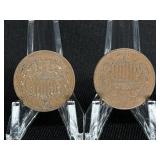1865 & 1866 2 CENT PIECES