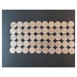 (50) CLAD KENNEDY HALF DOLLARS