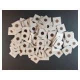 (116) CANADIAN PENNIES IN CARDCOARD FLIPS