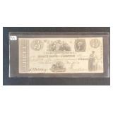 1834 $3 NOTE FROM STAE BANK AT TRENTON