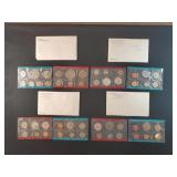 1970, 1971, 1972, 1973 US MINT UNC COIN SETS