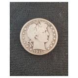 1915-S BARBER HALF DOLLAR