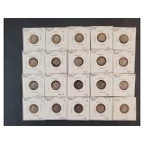 (20) SILVER ROOSEVELT DIMES - 40