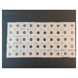 (50) MERCURY DIMES