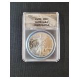 2012 SILVER EAGLE DOLLAR ANACS MS69