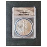 2011 SILVER EAGLE DOLLAR ANACS MS69