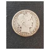 1908-O BARBER HALF DOLLAR