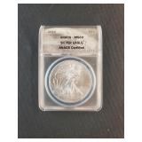 2014 SILVER EAGLE DOLLAR ANACS MS 69