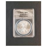 2014- S  SILVER EAGLE DOLLAR ANACS MS 69
