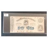 1863 STATE OF ALABAMA 50 CENT FRACTONAL CURRENCY