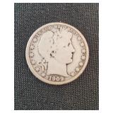1909 BARBER HALF DOLLAR