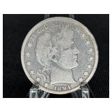 1894-O BARBER HALF DOLLAR
