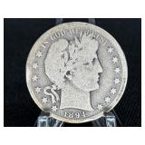 1894-S BARBER HALF DOLLAR