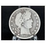 1895-O BARBER HALF DOLLAR