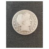 1904-S BARBER HALF DOLLAR