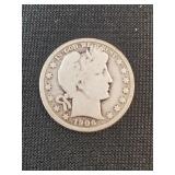 1906-D BARBER HALF DOLLAR