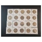 (20) CLAD KENNEDY HALF DOLLARS