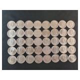 (40) KENNEDY HALF DOLAARS